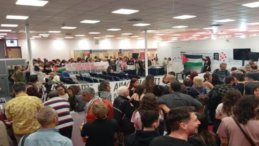 إلغاء ندوة إسرائيلية في معرض سالونيك للكتاب انتصار للعدالة الفلسطينية ورفض لتبييض الإبادة