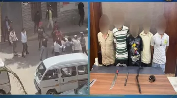 إلقاء القبض على طرفين اشتبكا بسلاح أبيض بسبب أولوية المرور في الهرم