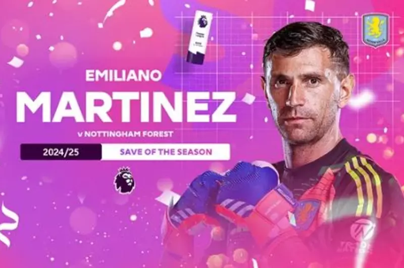 إيمليانو مارتينيز يحقق جائزة أفضل تصدي للموسم في الدوري الإنجليزي ضد نوتينجهام (فيديو) إيمليانو مارتينيز يحقق جائزة أفضل تصدي للموسم في الدوري الإنجليزي ضد نوتينجهام (فيديو)