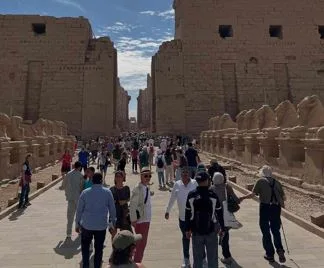 توافد أكثر من 20 ألف سائح على معبد الكرنك بالأقصر خلال أسبوع