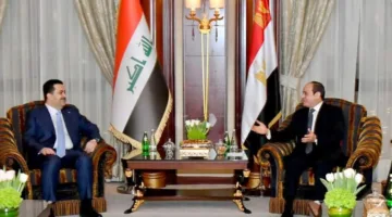 الرئيس السيسي ورئيس وزراء العراق يشددان على أهمية التوقف الفوري لعمليات القتال في قطاع غزة