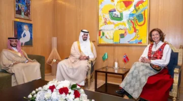 ابن عياف يشارك في احتفال سفارة النرويج بمناسبة اليوم الوطني