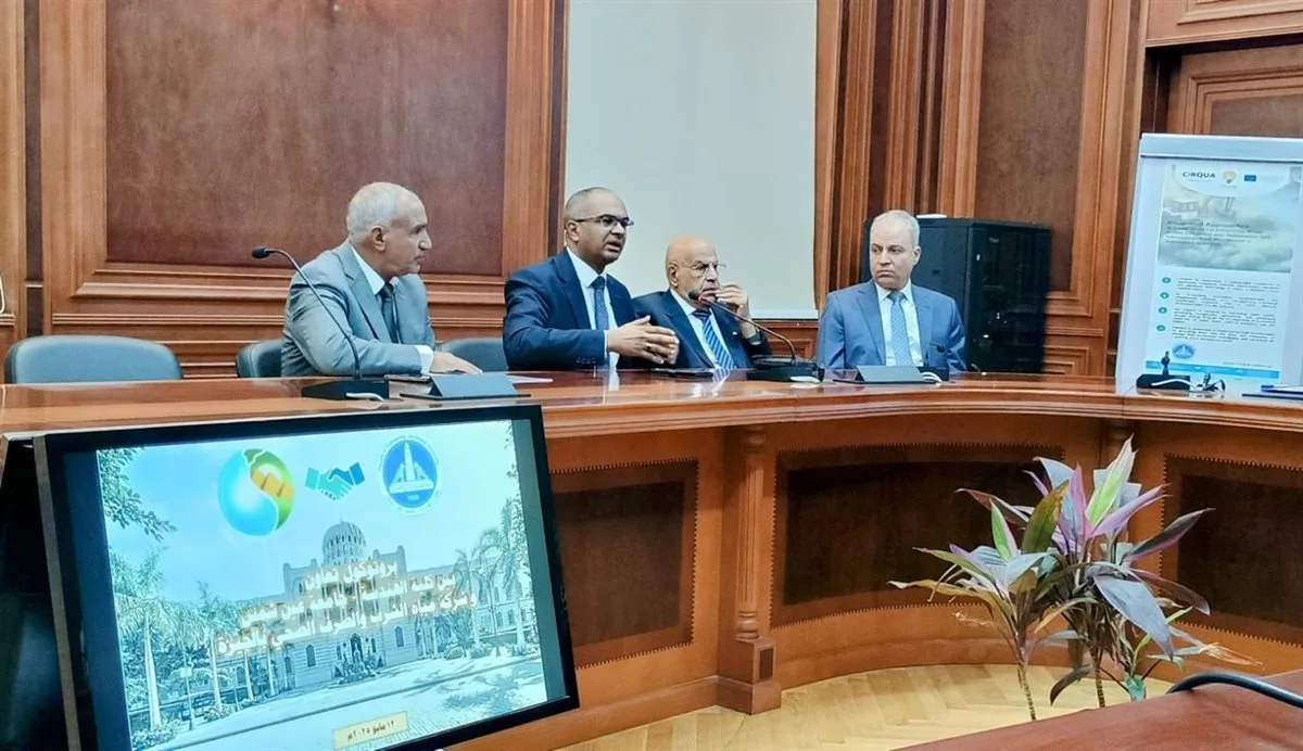 اتفاقية شراكة بين مياه الجيزة وكلية الهندسة في عين شمس لتعزيز التطوير والبحث العلمي اتفاقية شراكة بين مياه الجيزة وكلية الهندسة في عين شمس لتعزيز التطوير والبحث العلمي