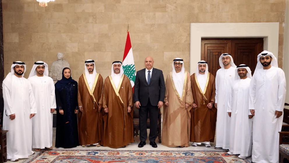 اجتماع بين لبنان والإمارات في قصر بعبدا