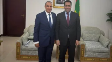 اجتماع بين وزير الخارجية ورئيس الوزراء الموريتاني في نواكشوط