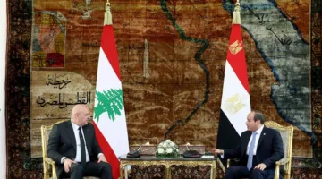 اجتماع رئيس الجمهورية العماد جوزاف عون مع الرئيس المصري عبد الفتاح السيسي في قصر الاتحادية