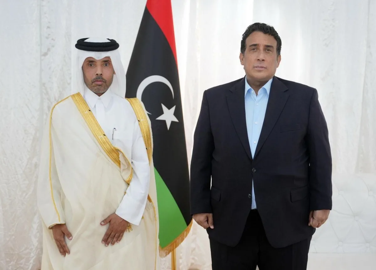 اجتماع رئيس المجلس الرئاسي الليبي مع سفير قطر اجتماع رئيس المجلس الرئاسي الليبي مع سفير قطر