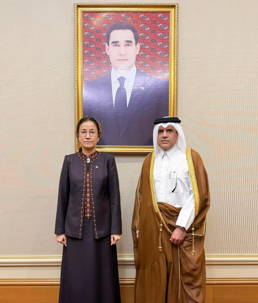 اجتماع نائب رئيس الوزراء في تركمانستان مع سفير قطر اجتماع نائب رئيس الوزراء في تركمانستان مع سفير قطر