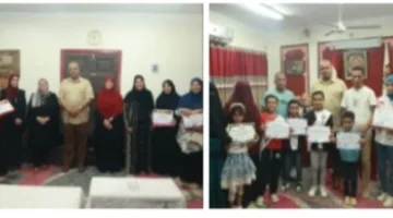 احتفاء إدارة التعليم الخارجة بالطلاب المتميزين والاختصاصيين المبدعين