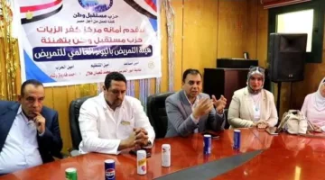 احتفال مستقبل وطن في كفر الزيات باليوم العالمي للمهنة التمريضية