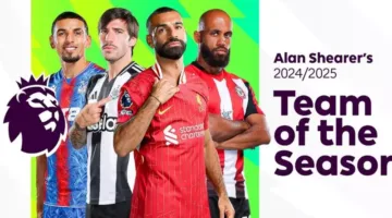 اختيار شيرر: محمد صلاح يتصدر التشكيلة المثالية لموسم الدوري الإنجليزي