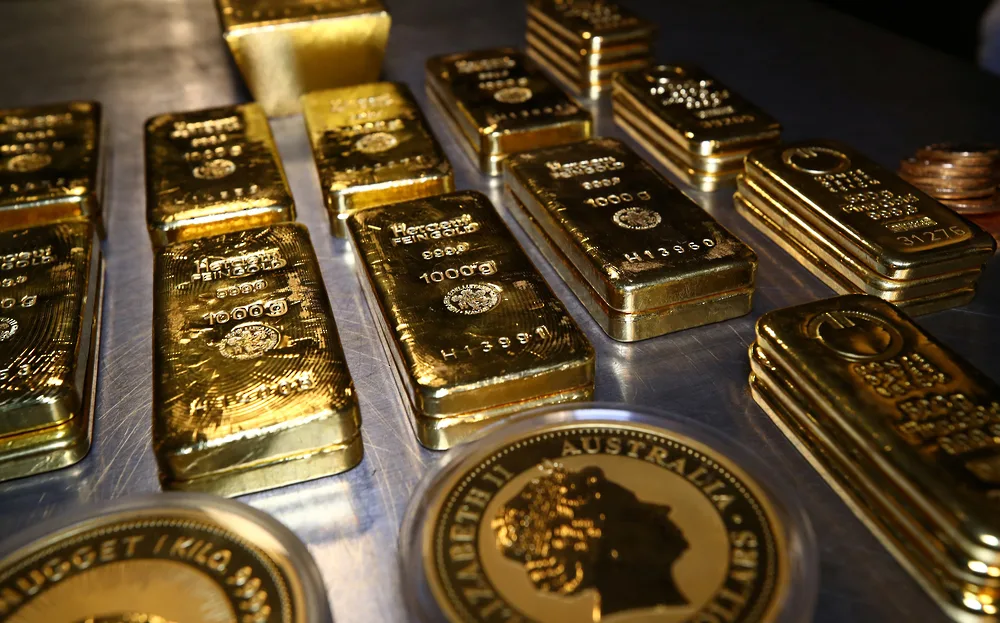 ارتفاع سعر الذهب لأعلى مستوى في أسبوع نتيجة ضعف الدولار ارتفاع سعر الذهب لأعلى مستوى في أسبوع نتيجة ضعف الدولار