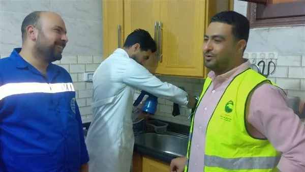استجابة فورية من شركة المياه في كفر الزيات لطلبات سكان كفر الشوربجي