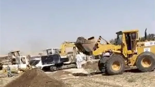 استخراج جثمان مسن سقط في بئر بعمق 9 أمتار بالمنيا