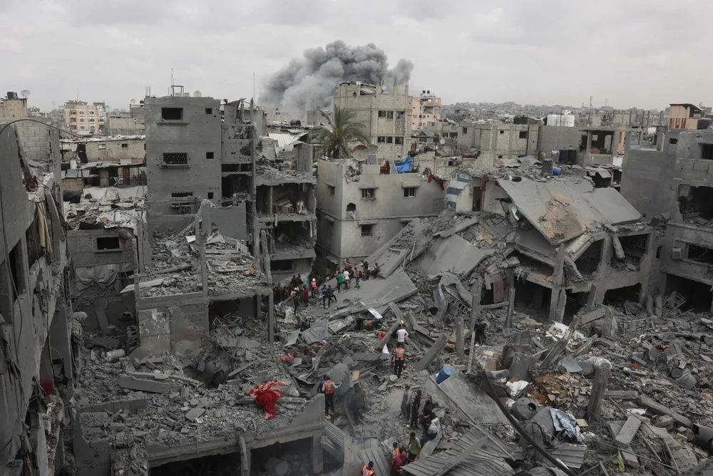 استشهاد 5 فلسطينيين في قصف للاحتلال الإسرائيلي على قطاع غزة