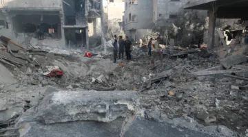 استشهاد 7 فلسطينيين جراء غارات القوات الإسرائيلية على غزة