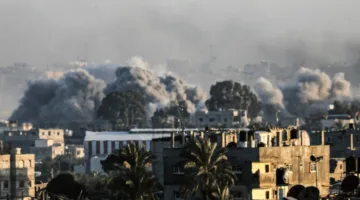 استشهاد 7 فلسطينيين جراء قصف الاحتلال على خان يونس جنوب قطاع غزة