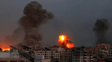 استشهاد سبعة فلسطينيين نتيجة غارة جوية إسرائيلية على سوق في مدينة غزة