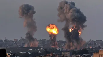 استشهاد عشرة فلسطينيين نتيجة قصف إسرائيلي على غزة