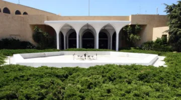 استقبال الرئيس الفلسطيني في قصر بعبدا