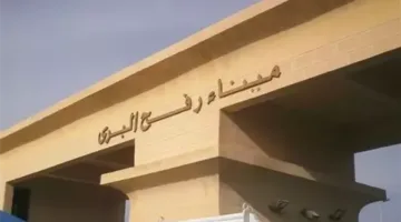 استمرار تشغيل ميناء رفح البري من الجانب المصري لليوم السادس والخمسين على التوالي.