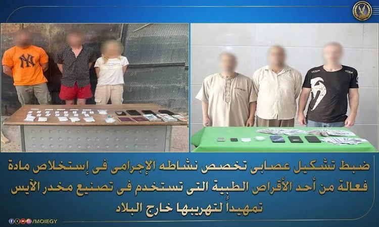 استيلاء على شبكة إجرامية متخصصة في استخراج مادة تستخدم لصناعة مخدر الآيس استيلاء على شبكة إجرامية متخصصة في استخراج مادة تستخدم لصناعة مخدر الآيس
