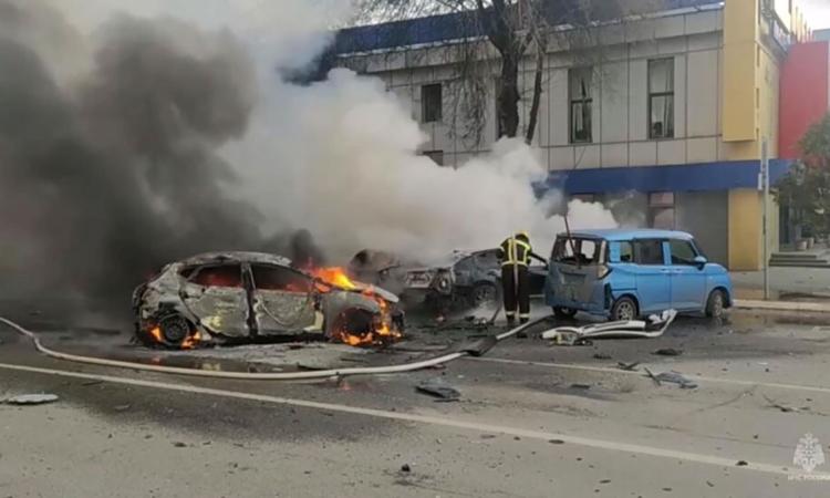 اصابة نحو 30 شخصا في ضربة روسية استهدفت شرق اوكرانيا