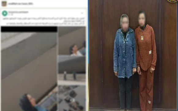 اعتقال فتاتين قامتا بالتسول في شوارع القاهرة اعتقال فتاتين قامتا بالتسول في شوارع القاهرة