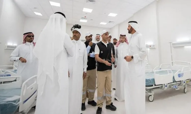 افتتاح مستشفى طوارئ حديث في منى و71 مركزاً إسعافياً بمسارات المشاعر المقدسة.