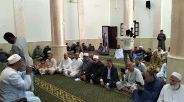 افتتاح مسجد عزبة علي زيدان بتجديد وإعادة بناء جديدة