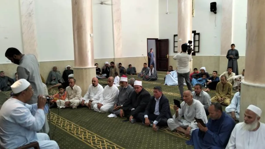 افتتاح مسجد عزبة علي زيدان بتجديد وإعادة بناء جديدة افتتاح مسجد عزبة علي زيدان بتجديد وإعادة بناء جديدة