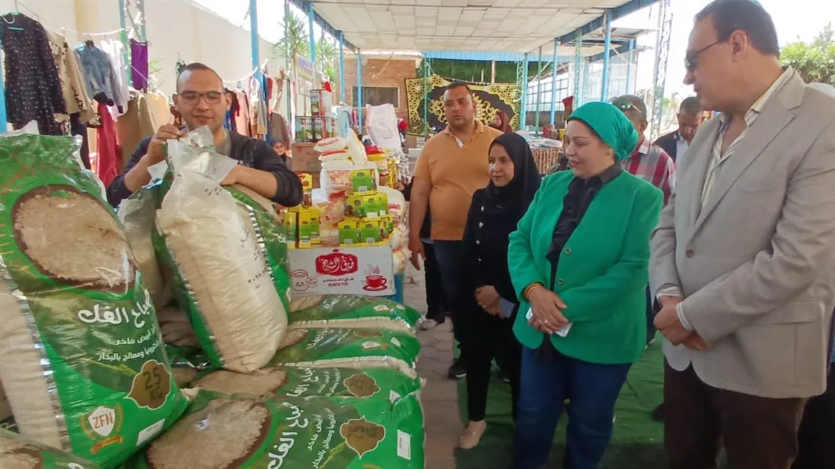 افتتاح معرض فوه للحرف اليدوية والغذائية بكفر الشيخ