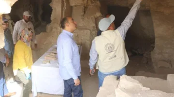 اكتشاف ثلاث قبور جديدة لشخصيات بارزة في منطقة ذراع أبو النجا بالأقصر