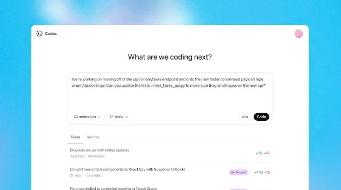 اكتشف المزيد عن Codex من OpenAI.. مبرمج متقدم داخل ChatGPT يقوم بإتمام جميع مهام البرمجة. اكتشف المزيد عن Codex من OpenAI.. مبرمج متقدم داخل ChatGPT يقوم بإتمام جميع مهام البرمجة.