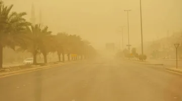 الأرصاد تحذر: رياح قوية وغبار في منطقة نجران