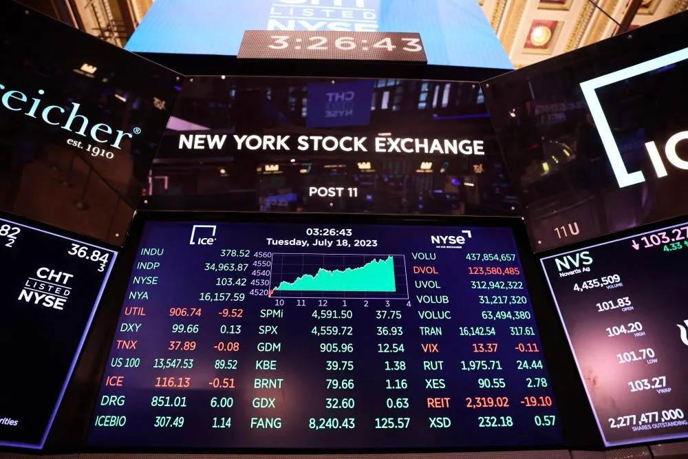 الأسهم الأمريكية تنهي تداولاتها على ارتفاع وتحقق زيادة أسبوعية تفوق 5% الأسهم الأمريكية تنهي تداولاتها على ارتفاع وتحقق زيادة أسبوعية تفوق 5%