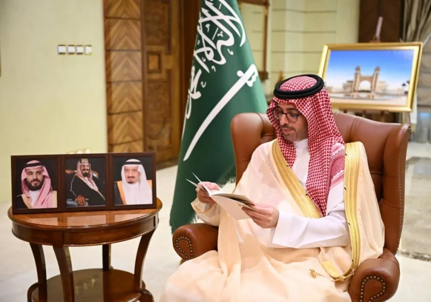 الأمير سعود بن جلوي يرحب بمساعد رئيس الهيئة العامة للإشراف على أموال القاصرين الأمير سعود بن جلوي يرحب بمساعد رئيس الهيئة العامة للإشراف على أموال القاصرين