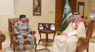 الأمير سعود بن جلوي يستقبل قائد حرس الحدود في جدة