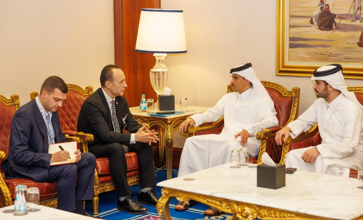 الأمين العام للجنة الأولمبية القطرية يجتمع مع رئيس اللجنة الأولمبية الوطنية في ألبانيا الأمين العام للجنة الأولمبية القطرية يجتمع مع رئيس اللجنة الأولمبية الوطنية في ألبانيا