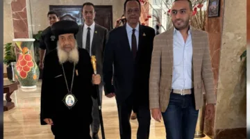 الأنبا دانيال مطران المعادي يهنئ النائب محمد تيسير مطر بمناسبة عيد الأضحى