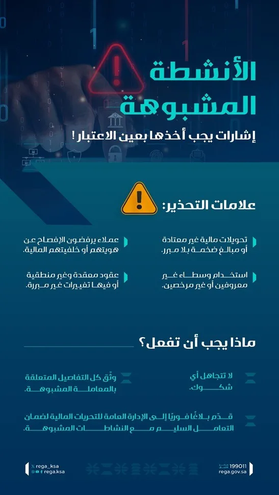 الأنشطة غير القانونية: مؤشرات ينبغي الانتباه لها وطرق التعامل معها من قبل الهيئة العامة للعقار الأنشطة غير القانونية: مؤشرات ينبغي الانتباه لها وطرق التعامل معها من قبل الهيئة العامة للعقار
