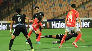 الأهلي يتفوق على فاركو بهدفين من وسام أبو علي في الشوط الأول