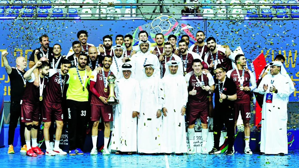 الإنجازات الذهبية تعزز هيمنة المنتخب العنابي لكرة اليد الإنجازات الذهبية تعزز هيمنة المنتخب العنابي لكرة اليد