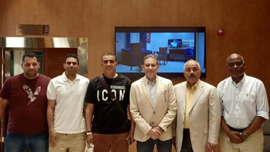 التحدي الليبي يحتفي بخالد جلال وفريقه عقب انتهاء الموسم التحدي الليبي يحتفي بخالد جلال وفريقه عقب انتهاء الموسم