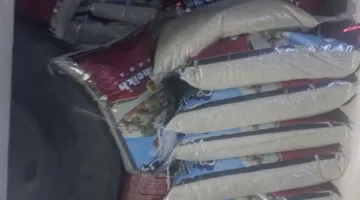 التحفظ على 8 أطنان أرز مجهول المصدر بالفيوم