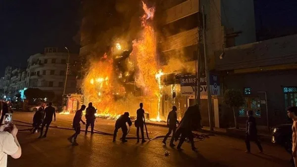 التحقيقات الأولية في حريق مصر الجديدة: خسائر بقيمة 2 مليون جنيه