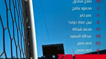 التشكيل الرسمي لمباراة الزمالك والبنك الأهلي في الدوري المصري الممتاز