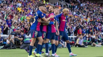 التعادل بدون أهداف يختتم الشوط الأول لمباراة برشلونة وإسبانيول في الليغا الإسبانية.
