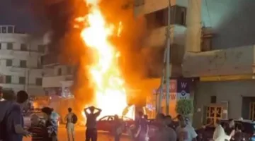 إخماد حريق في مبنى سكني بمنطقة المنيرة الغربية في الجيزة