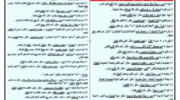 الثانوية العامة 2025.. 75 تريكة نحو في ورقتين مع السبورة هتقفل الامتحان